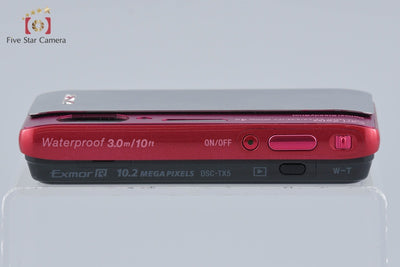 【中古】SONY ソニー Cyber-Shot DSC-TX5 レッド デジタルスチルカメラ
