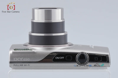 【中古】Canon キヤノン IXY 650 シルバー コンパクトデジタルカメラ