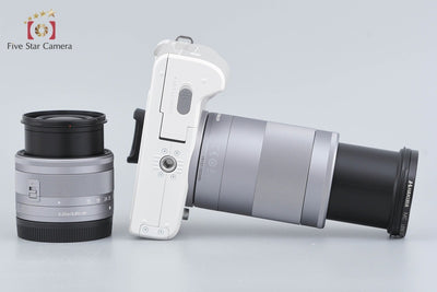 [Used] Canon EOS Kiss M Double Zoom Kit White, Low Shutter Count