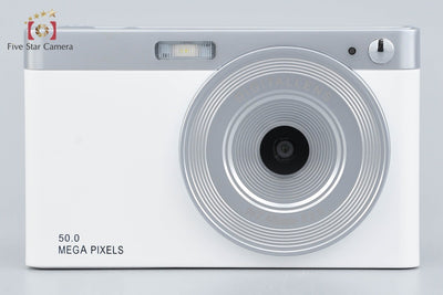 [Used] KEIYO AN-DC003 White Compact Digital Camera with Original Box