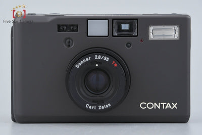 Used: CONTAX T3 Titanium Black, Single Teeth, Data Back Included, with Original Box