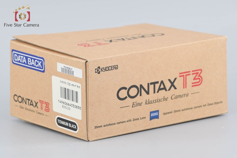 中古】CONTAX コンタックス T3 チタンブラック シングルティース