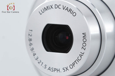 【中古】Panasonic パナソニック LUMIX DMC-XS1 ホワイト コンパクトデジタルカメラ 元箱付き