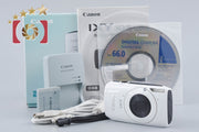 【中古】Canon キヤノン IXY 30S ホワイト コンパクトデジタルカメラ 元箱付き