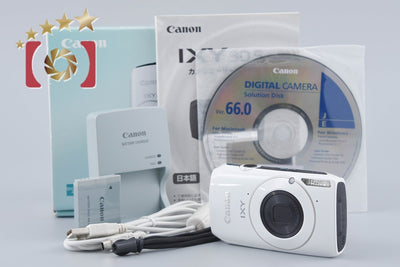 【中古】Canon キヤノン IXY 30S ホワイト コンパクトデジタルカメラ 元箱付き