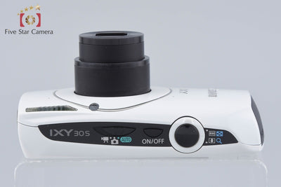 【中古】Canon キヤノン IXY 30S ホワイト コンパクトデジタルカメラ 元箱付き