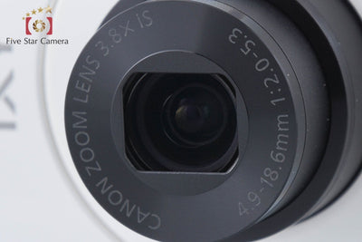 【中古】Canon キヤノン IXY 30S ホワイト コンパクトデジタルカメラ 元箱付き