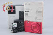 【中古】SONY ソニー Cyber-shot DSC-WX300 レッド コンパクトデジタルカメラ 元箱付き 多言語対応