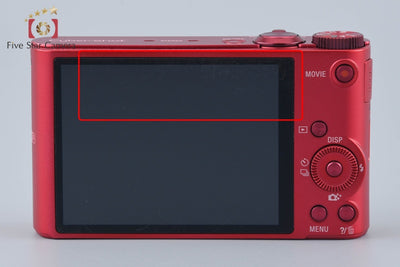 【中古】SONY ソニー Cyber-shot DSC-WX300 レッド コンパクトデジタルカメラ 元箱付き 多言語対応