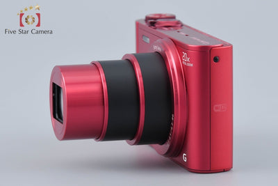 【中古】SONY ソニー Cyber-shot DSC-WX300 レッド コンパクトデジタルカメラ 元箱付き 多言語対応