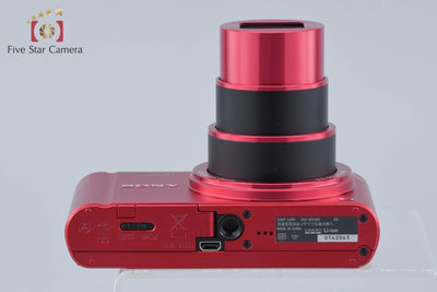 【中古】SONY ソニー Cyber-shot DSC-WX300 レッド コンパクトデジタルカメラ 元箱付き 多言語対応