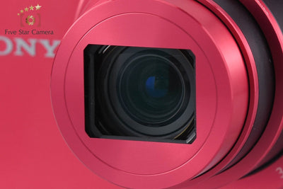 【中古】SONY ソニー Cyber-shot DSC-WX300 レッド コンパクトデジタルカメラ 元箱付き 多言語対応