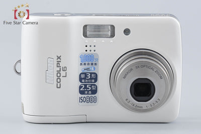 [Used] Nikon COOLPIX L6 White Compact Digital Camera