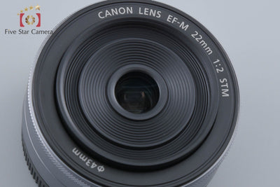 【中古】Canon キヤノン EF-M 22mm f/2 STM シルバー