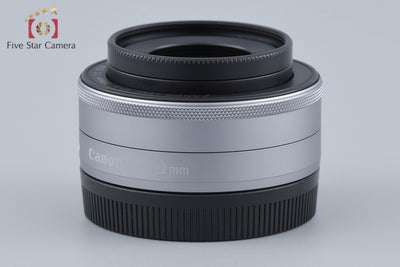 【中古】Canon キヤノン EF-M 22mm f/2 STM シルバー