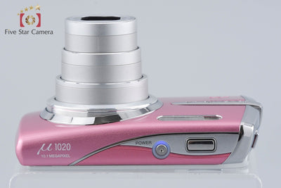 【中古】OLYMPUS オリンパス μ1020 ローズピンク コンパクトデジタルカメラ