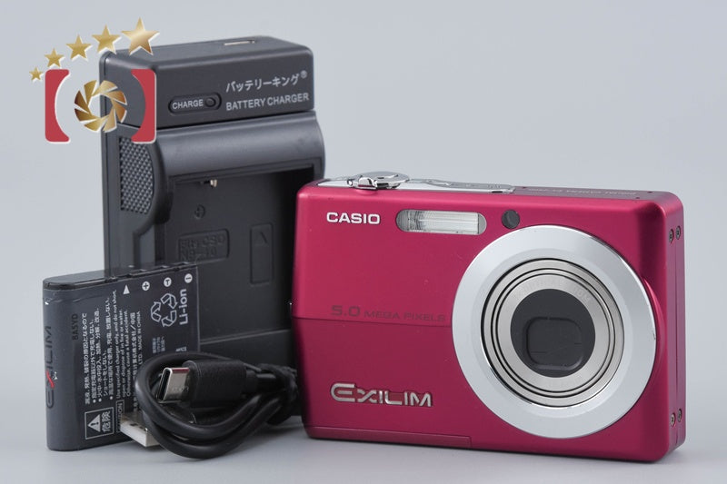 [Used] Casio EXILIM EX-Z500 Red Compact Digital Camera