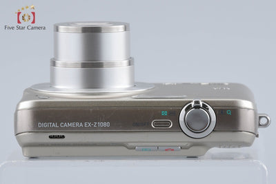 【中古】Casio カシオ EXILIM ZOOM EX-Z1080 ゴールド コンパクトデジタルカメラ