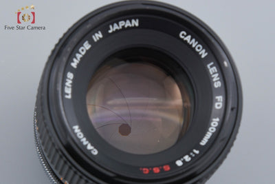 【中古】Canon キヤノン FD 100mm f/2.8 S.S.C.