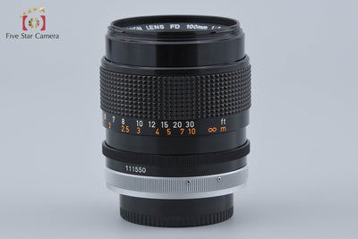 【中古】Canon キヤノン FD 100mm f/2.8 S.S.C.