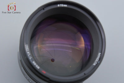 【中古】MINOLTA ミノルタ AF 85mm f/1.4 旧タイプ