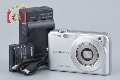 【中古】Casio カシオ EXILIM ZOOM EX-Z1050 シルバー コンパクトデジタルカメラ