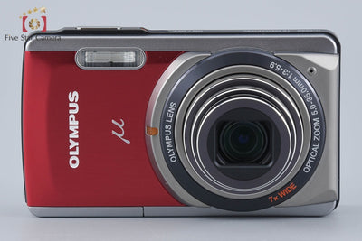 [Used] OLYMPUS Olympus μ-7020 Red Compact Digital Camera with Original Box