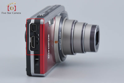 [Used] OLYMPUS Olympus μ-7020 Red Compact Digital Camera with Original Box