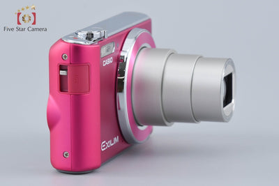 [Used] Casio EXILIM EX-ZS190 Pink Compact Digital Camera with Original Box