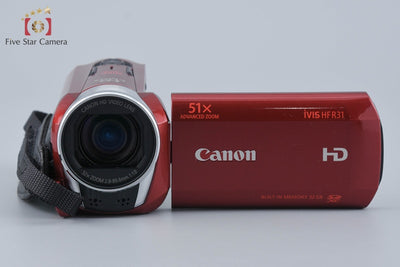 【中古】Canon キヤノン iVIS HF R31 レッド ビデオカメラ