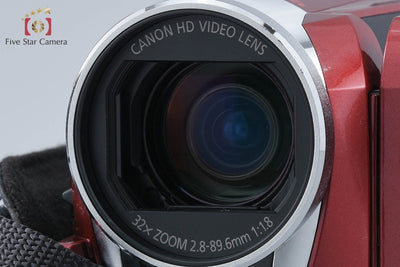【中古】Canon キヤノン iVIS HF R31 レッド ビデオカメラ