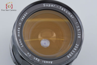 【中古】PENTAX ペンタックス Super-Takumar 28mm f/3.5 M42マウント