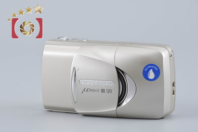 【中古】OLYMPUS オリンパス μ[mju:]-III ミューIII 120 コンパクトフィルムカメラ