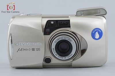 【中古】OLYMPUS オリンパス μ[mju:]-III ミューIII 120 コンパクトフィルムカメラ