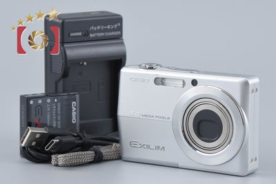 【中古】CASIO カシオ EXILIM ZOOM EX-Z600 シルバー コンパクトデジタルカメラ