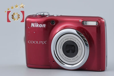 [Used] Nikon COOLPIX L23 Red Compact Digital Camera
