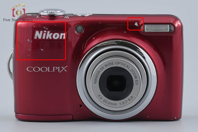[Used] Nikon COOLPIX L23 Red Compact Digital Camera