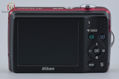 [Used] Nikon COOLPIX L23 Red Compact Digital Camera