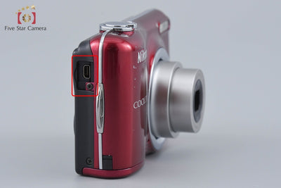 [Used] Nikon COOLPIX L23 Red Compact Digital Camera