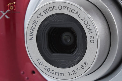 [Used] Nikon COOLPIX L23 Red Compact Digital Camera