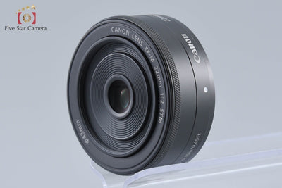 【中古】Canon キヤノン EF-M 22mm f/2 STM ブラック