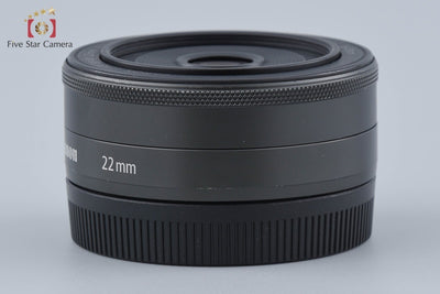 【中古】Canon キヤノン EF-M 22mm f/2 STM ブラック