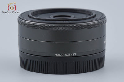 【中古】Canon キヤノン EF-M 22mm f/2 STM ブラック