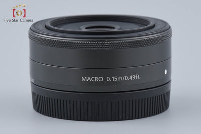 【中古】Canon キヤノン EF-M 22mm f/2 STM ブラック