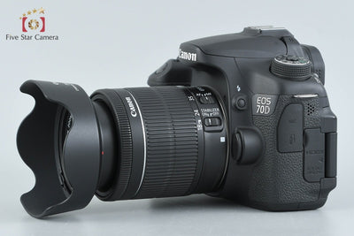 【中古】Canon キヤノン EOS 70D EF-S 18-55 IS STM レンズキット
