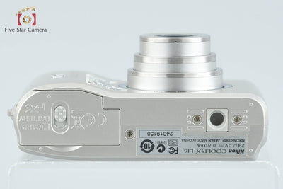 【中古】Nikon ニコン COOLPIX L16 シルバー コンパクトデジタルカメラ