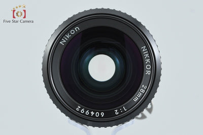 【中古】Nikon ニコン Ai-S NIKKOR 28mm f/2
