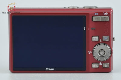 [Used] Nikon COOLPIX S710 Deep Red Compact Digital Camera with Original Box