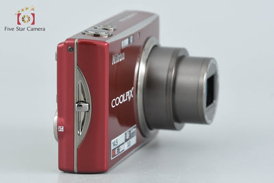 [Used] Nikon COOLPIX S710 Deep Red Compact Digital Camera with Original Box