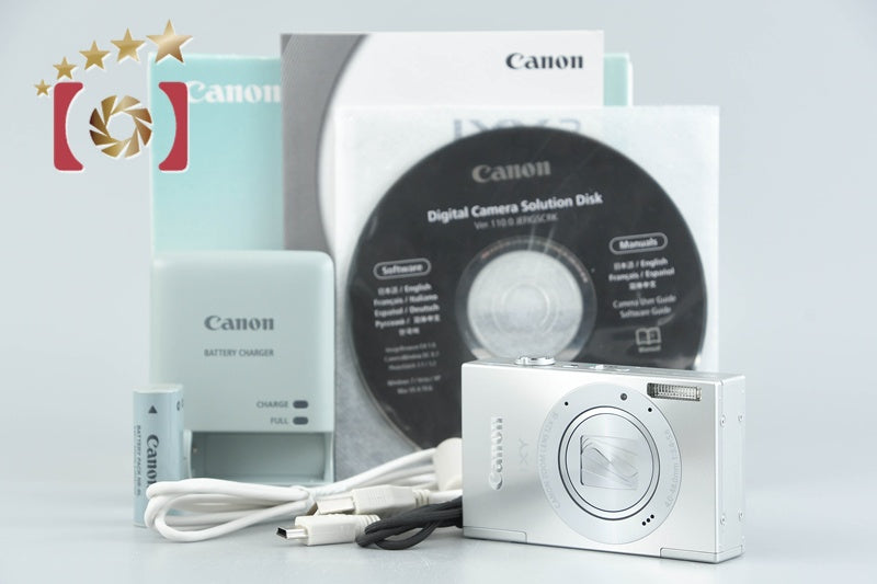 [Used] Canon IXY 3 Silver Compact Digital Camera with Original Box